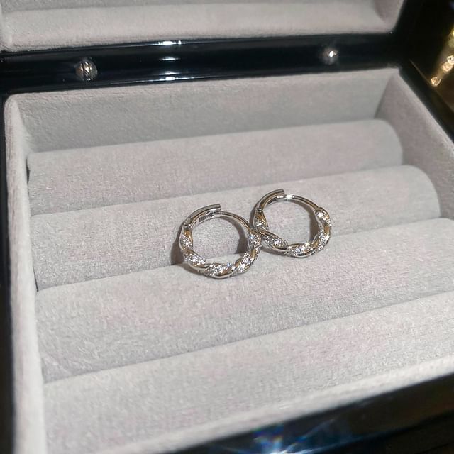 Rhinestone Earring Huggie