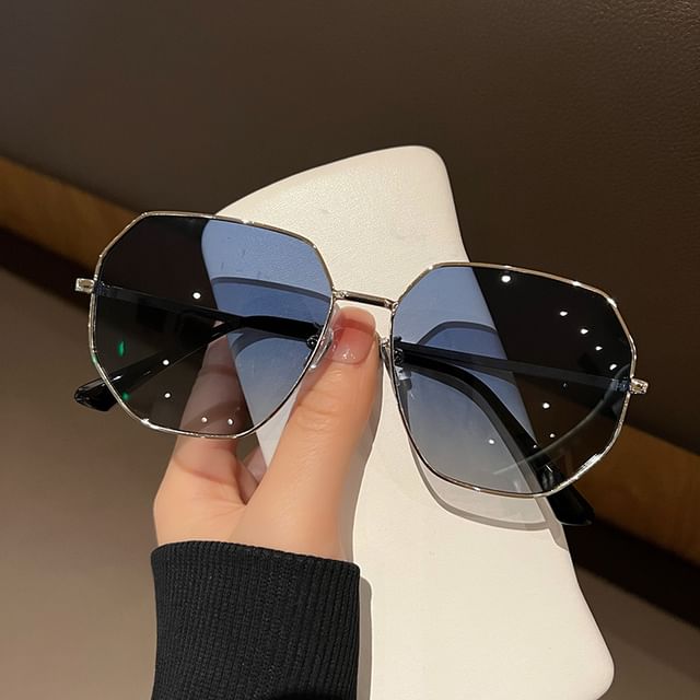 Frame Hexagon Sunglasses