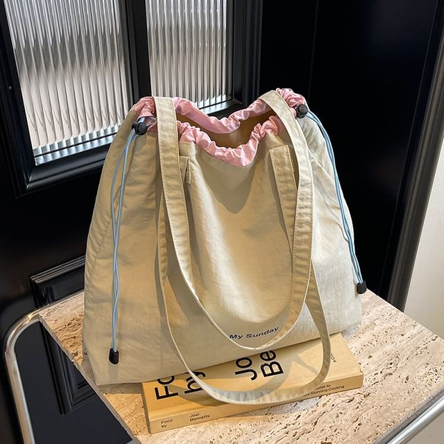 Bag Lettering Canvas Tote