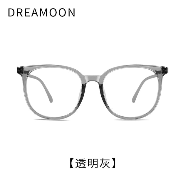 Round Blue Eyeglasses Light Blocking