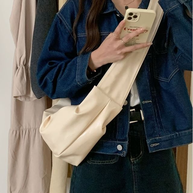 Leather Crossbody Faux Bag