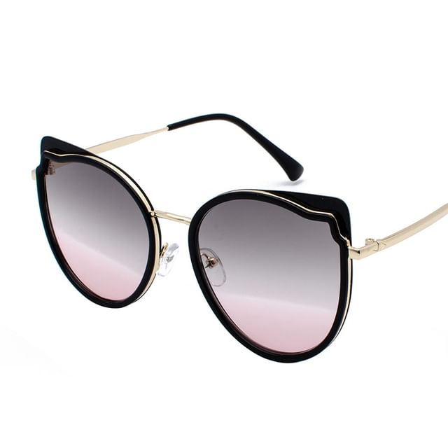 Frame Eye Metal Cat Sunglasses