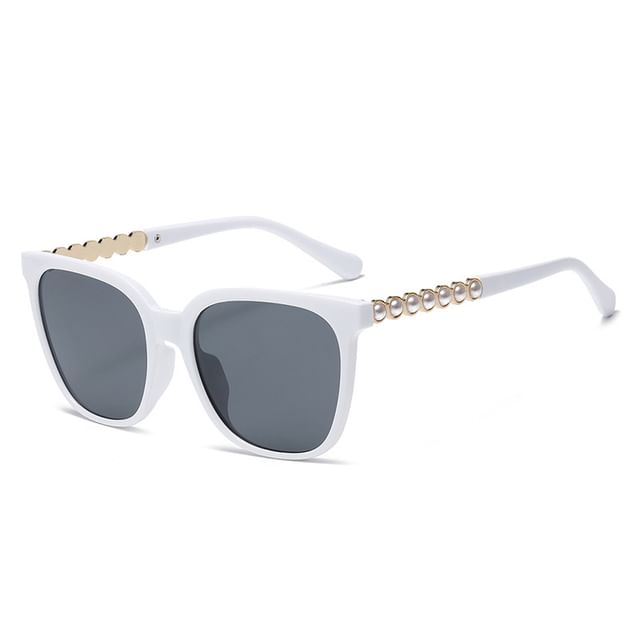 Square Pearl Faux Sunglasses