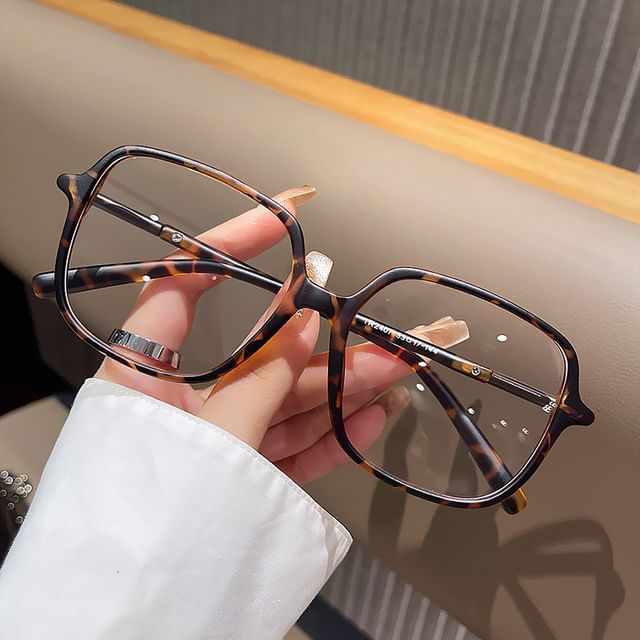 Square Glasses Blue Blocking Light