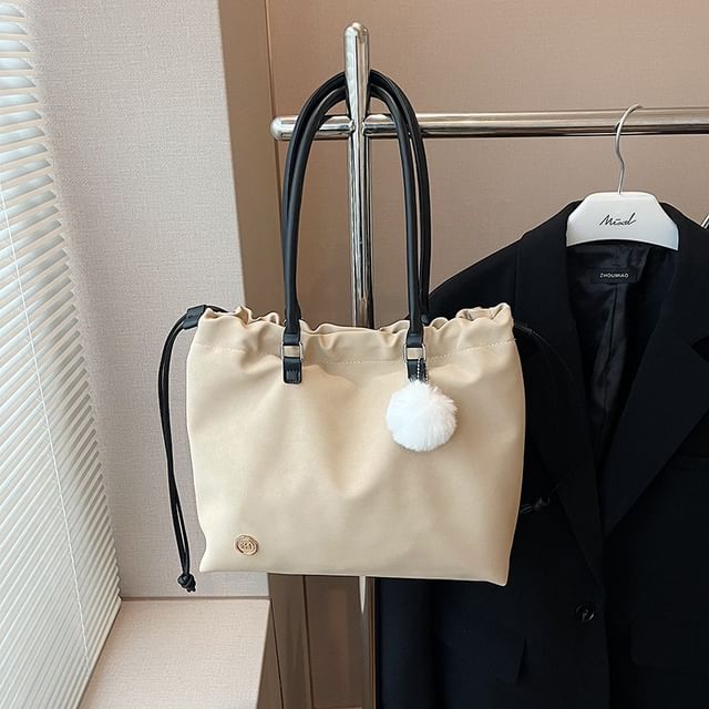 Logo Accent Bag Drawstring Tote