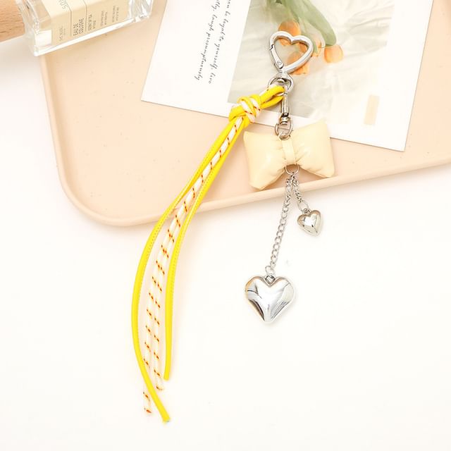 Padded Charm Bow Phone Knotted