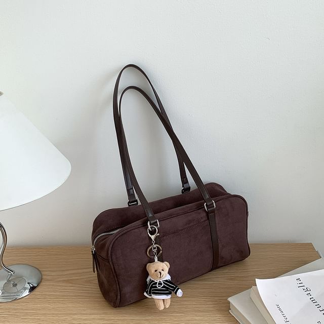 Faux Suede Tote Bag