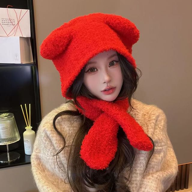 Balaclava Ear Knit Bear