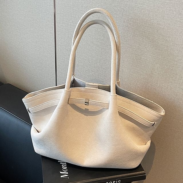 Bag Tote Suede Faux
