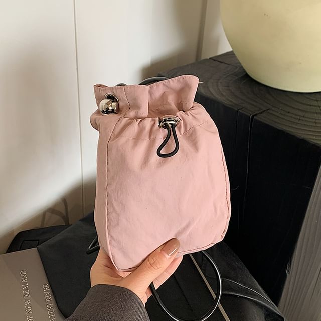 Bucket Plain Drawstring Bag