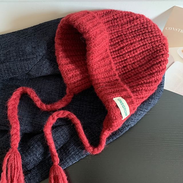 Plain Hat Knit Bonnet