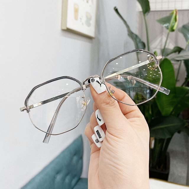 Frame Polygon Eyeglasses