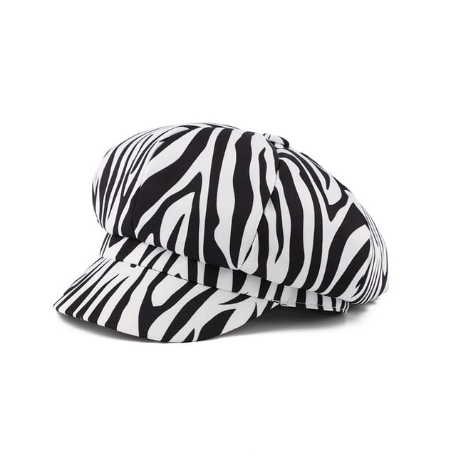 Print Animal Cap Newsboy