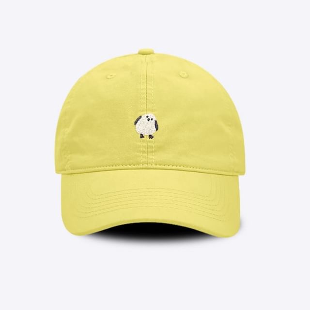 Baseball Cap Embroidered Bird