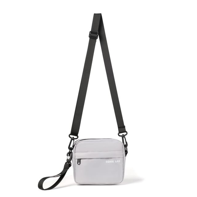 Crossbody Nylon Lettering Bag Print