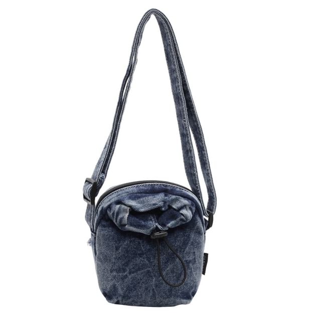 Drawstring Bag Mobile Denim Phone Crossbody