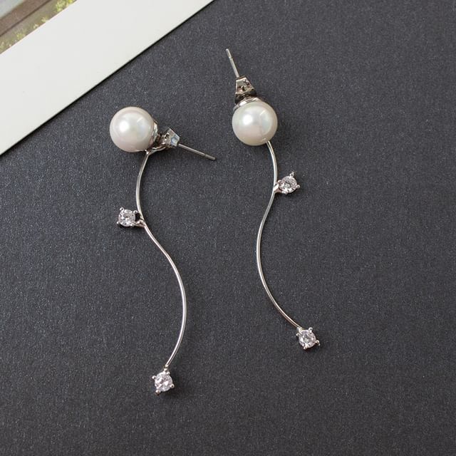 Rhinestone Ear (Various Alloy Dangle / Cuff Pearl Designs) Earring Faux