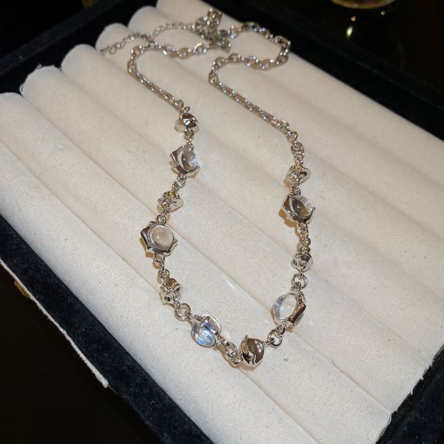 Bracelet Glass Alloy Choker Bead / Station