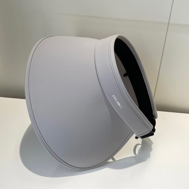 Wide Lettering Brim Hat Sun