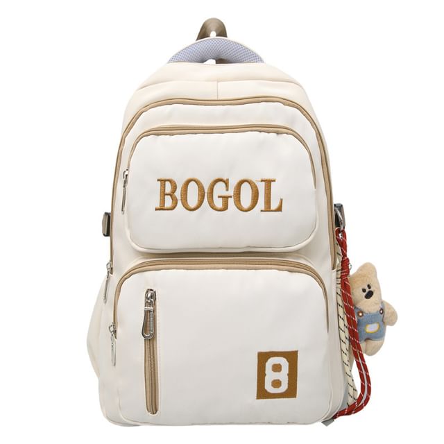 Backpack Lettering Zip