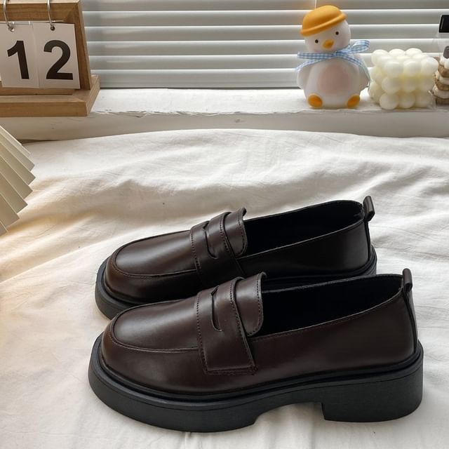 Penny Loafers Platform