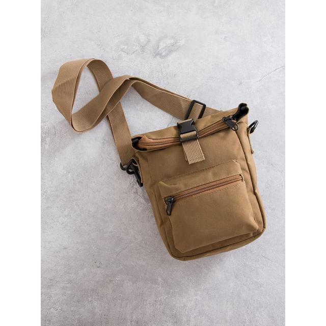 Canvas Plain Shoulder Bag in 5 Colors