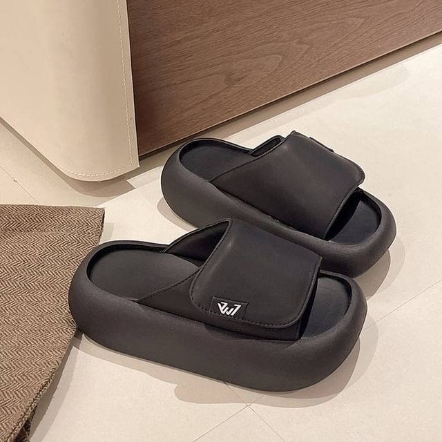 Sandals Platform Adhesive Strap