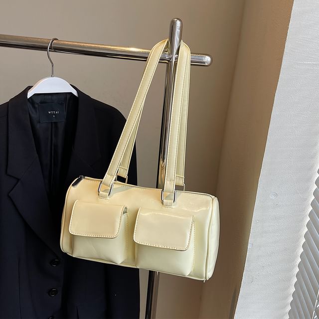 Flap Pocket Shoulder Bag