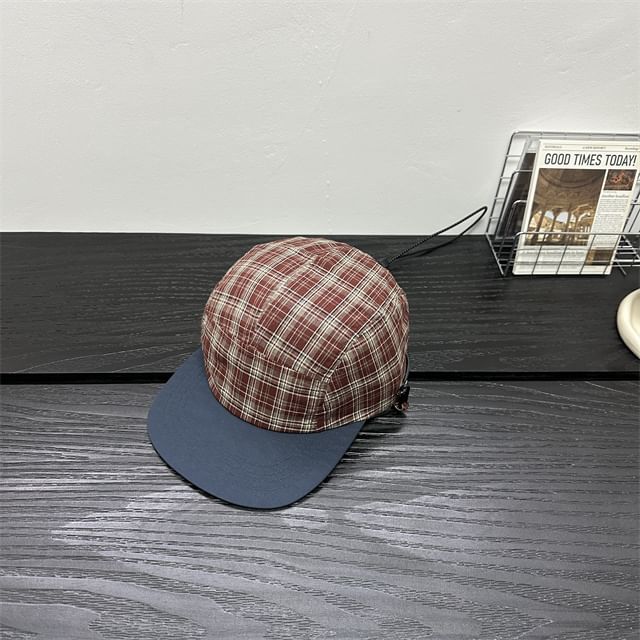 Baseball Cap Plaid