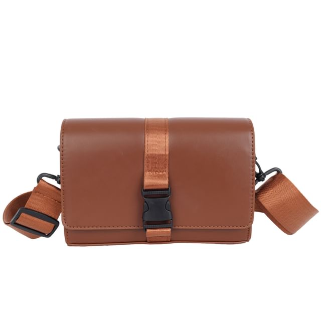 Crossbody Bag Buckled Box Flap