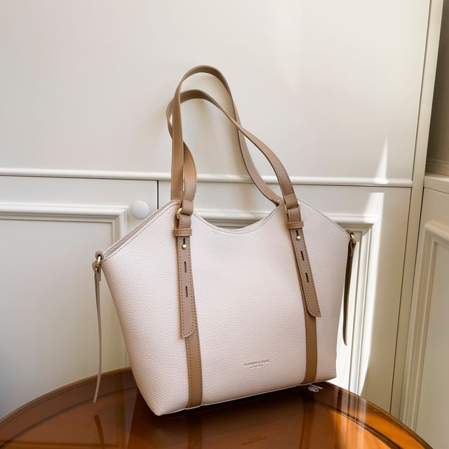 Leather Bag Faux Tote
