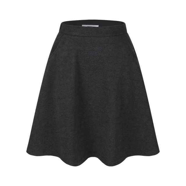 Capelet & Knit Top & Mini A-Line Skirt Set