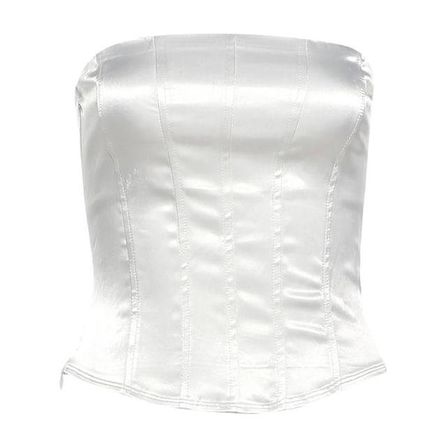 Corset Tube Top and Lace Mini Pencil Skirt Set