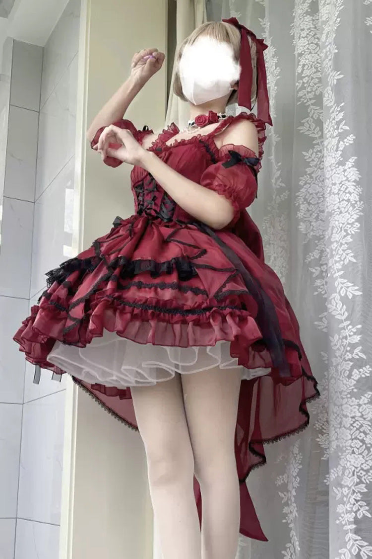 Glaze Fantasy JSK Dress with Ruffled Bodice - 5 Colors