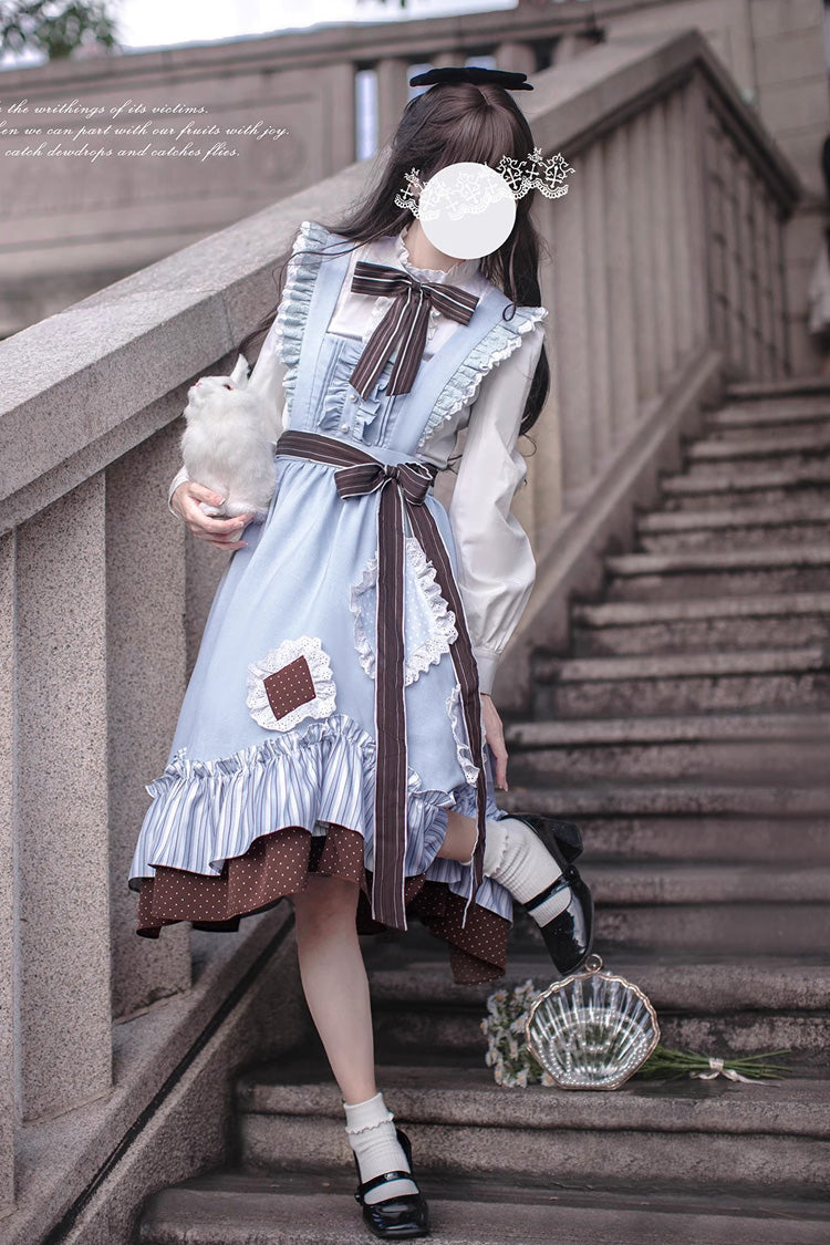 Magic Vocal Club Ruffle Bowknot College Elegant JSK
