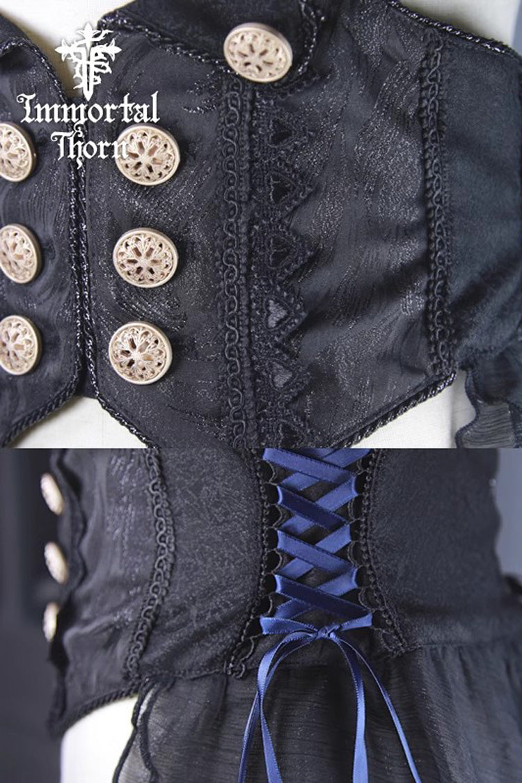 Prince-Style Gothic Waistband with Elegant Ouji Fashion