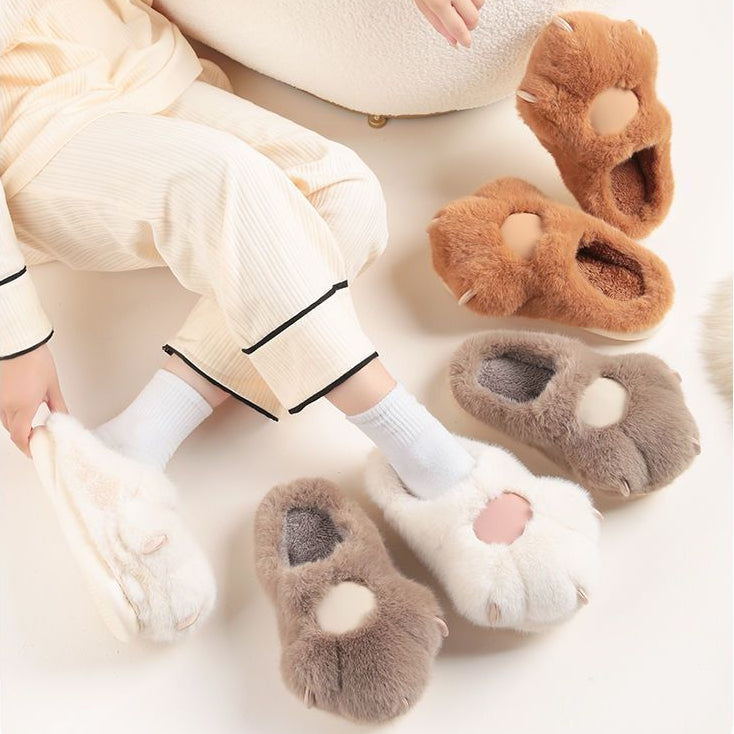 Paw Fluffy Winter Slipper MK Kawaii Store
