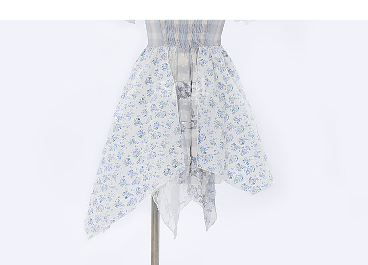 Kawaii Blue Spring Flowers Dress ON628 ONI
