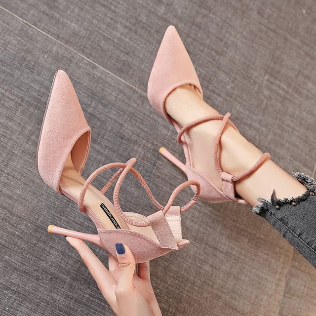 Stiletto-Heel Pointy Sandals BL7 MK Kawaii Store