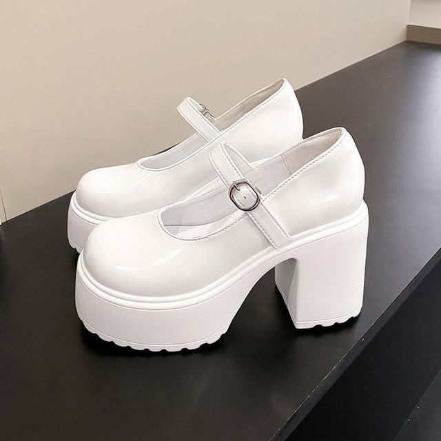 Block Heel Mary Jane Pumps BH9 MK Kawaii Store