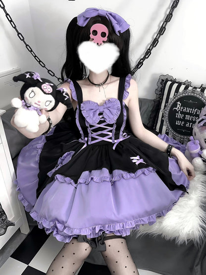 Emma Witchy Black and Purple Perfect Cute ON808