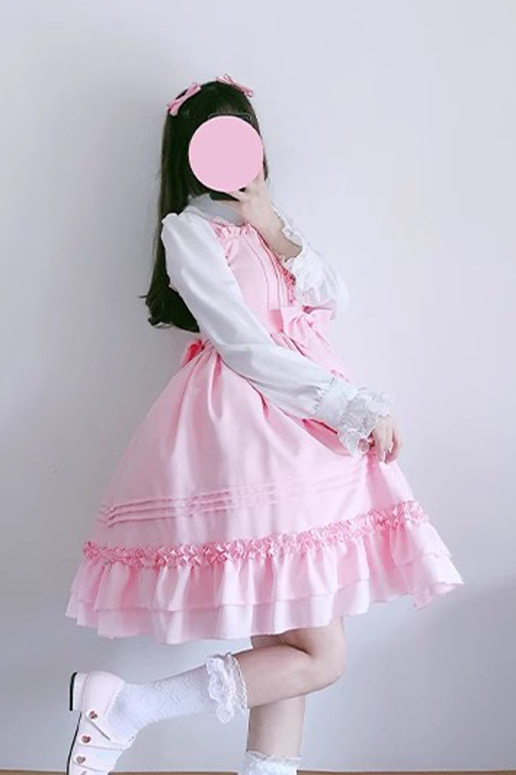 Ice Cream Bowknot Chiffon Sweet JSK Dress