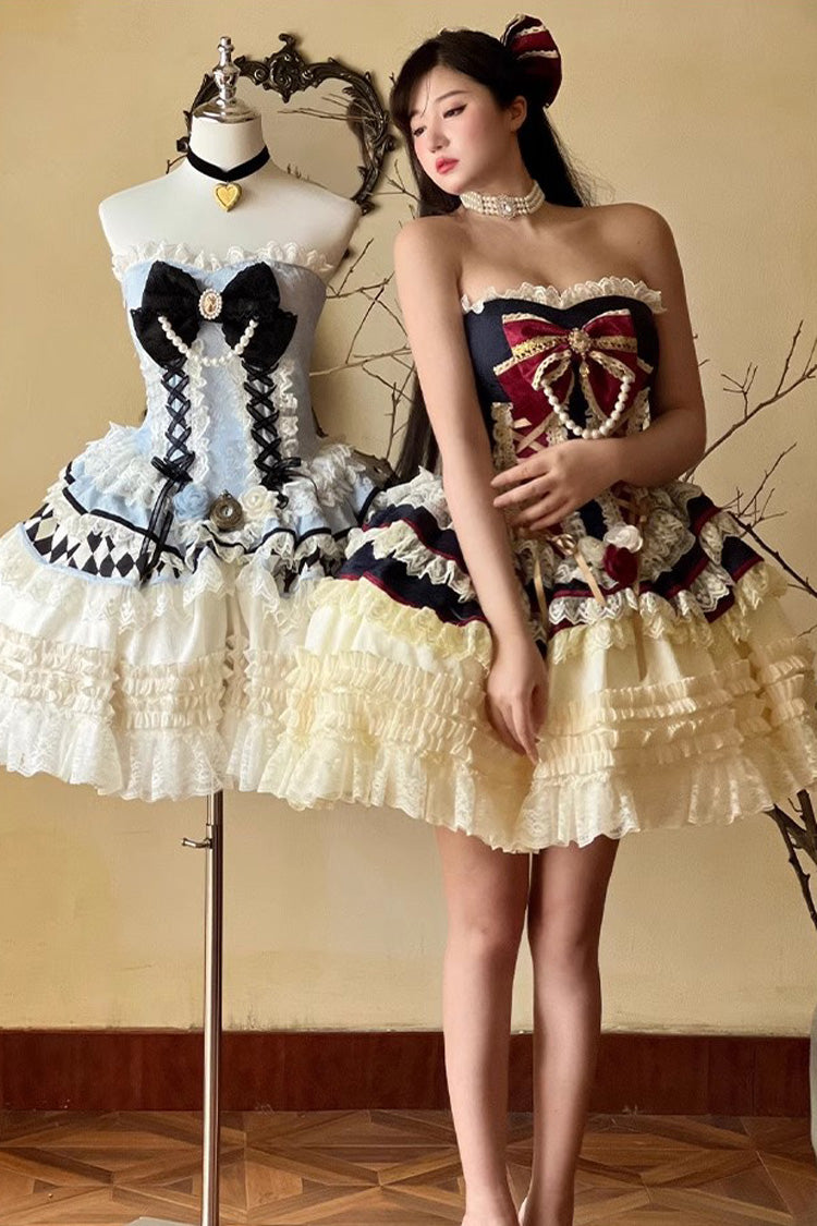 Coronation Dress with Ruffled Layers - Sweet Lolita