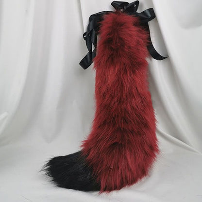 Bloody Wolf Ears Tail Headband Accessory