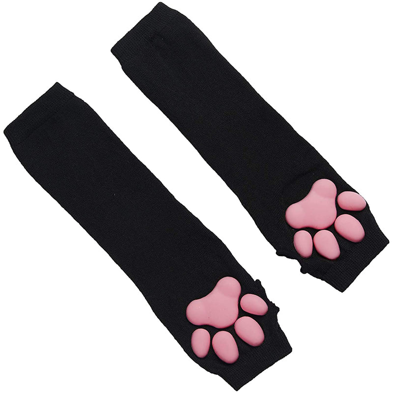 Cute Cat Pink Paw Cosplay Gloves