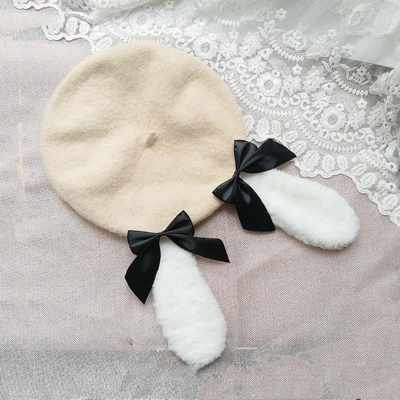 Lolita Japanese Bow-Knot Beret