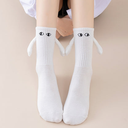 Cute Holding Hands Magnetic Socks MK Kawaii Store