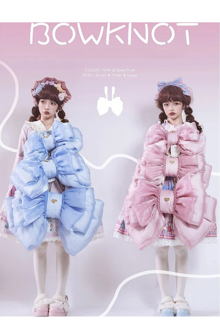 Big Pink Bowknot Lolita Backpack