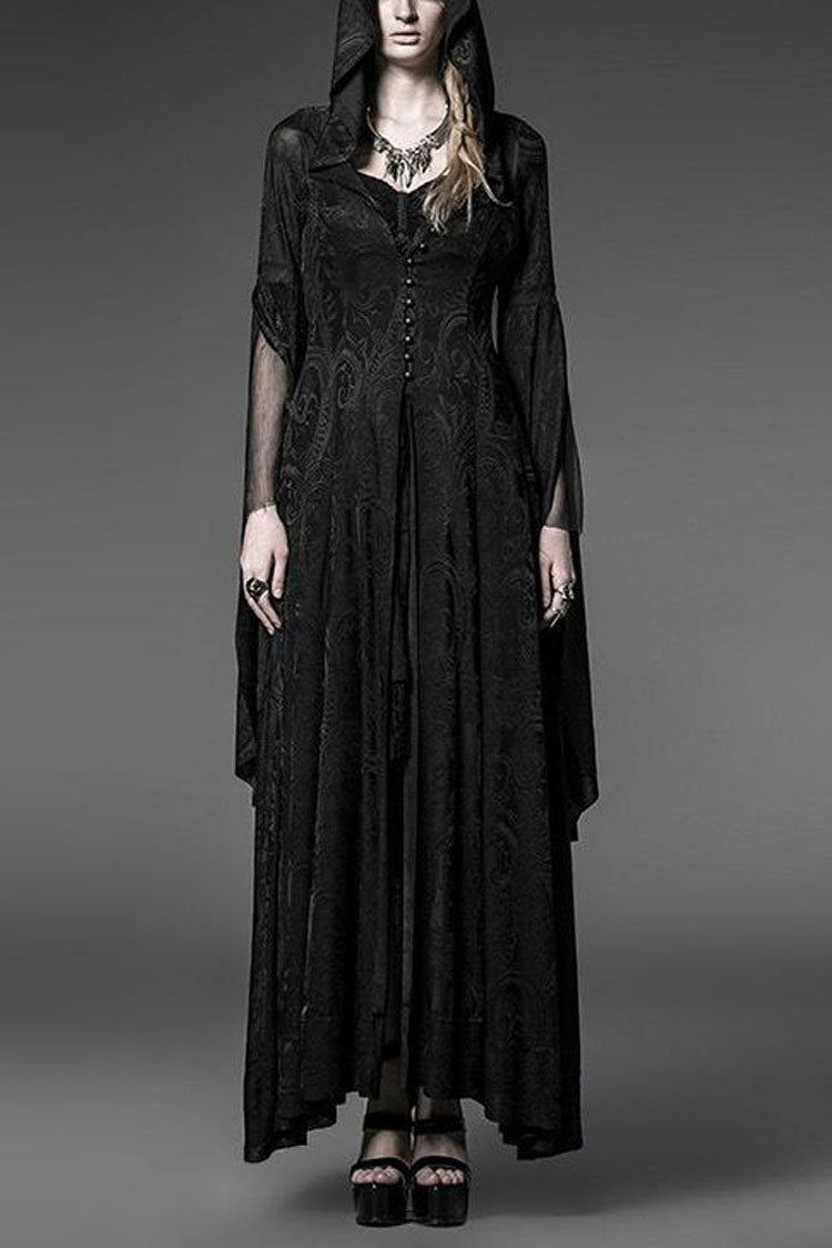 Hooded Knitted Long Sleeves Gothic Lolita Dress