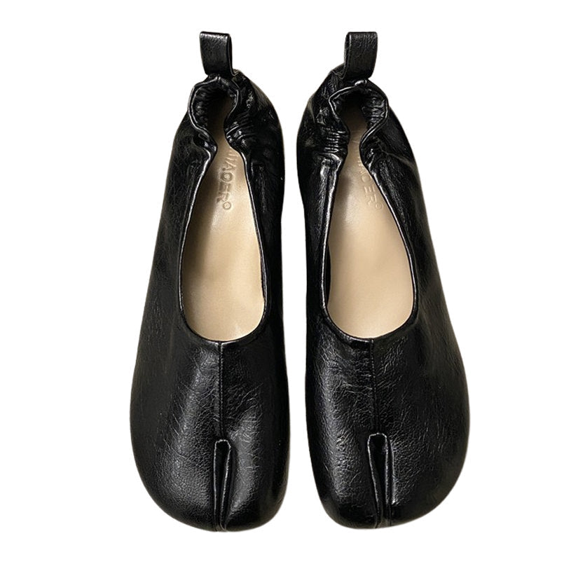 Relaxed Distinctive Split Toe Tabi Ballet Flats